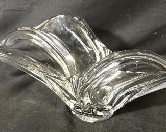 YLNNES Crystal Art Nouveau Abstract Bowl