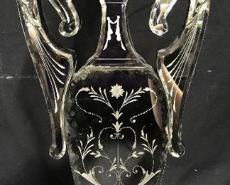 Currey and Company Painted Mirrored Table Lamp