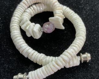 WHITE PUKA SHELL ANKLET/BRACELET, Jewelry