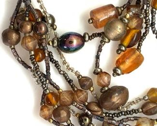 TASSEL BEAD Pendant Artisanal Necklace, Jewelry