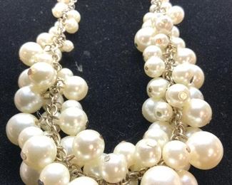 GRAND COCKTAIL PEARL Bead Fashion Necklace Jewelry
