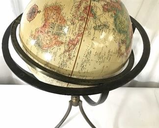 Tripod Style REPLOGLE Floor Globe