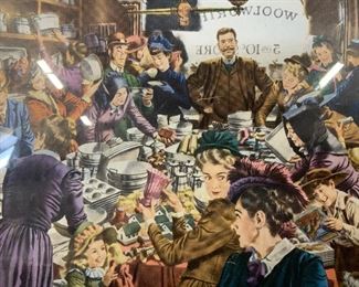 ALBERT DORNE Woolworth Offset Lithograph Ad