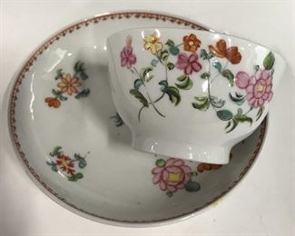 Chinese export Porcelain Cup Saucer