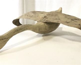 Signed Kilbride Folk Art Hanging Swan Sculpture