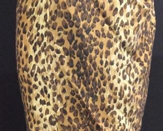 Animal Print Silk Wrap Skirt by SILK CLUB
