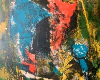 LEBADANG Signed Boat Lithograph Artwork