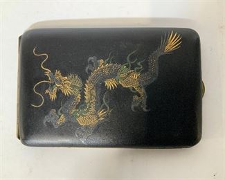 Japanese Cigarette Case w Dragon