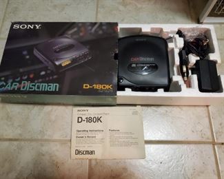 SONY D-180K CAR DISCMAN