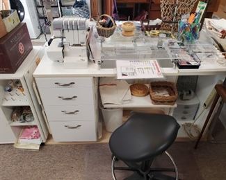 SEWING CABINET TABLE 
