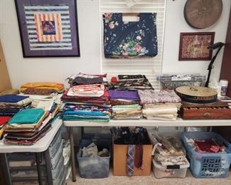 FABRICS & MORE SEWING ITEMS