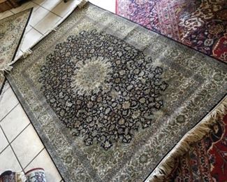 4x6 silk on silk Qum Carpet