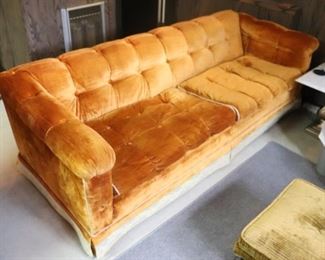Vintage orange sofa