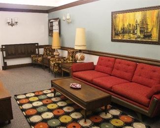 Stunning Schweiger sofa and chairs.