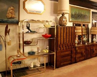 Lane Brutalist bedroom set (also have a chest which is not pictured)