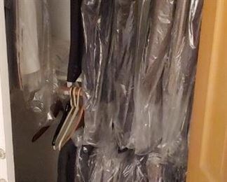 Designer clothes in many closets