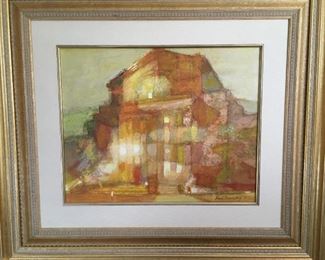 St. Louis Art Museum1971. Oil on board by Fred Conway, well-known St. Louis artist.