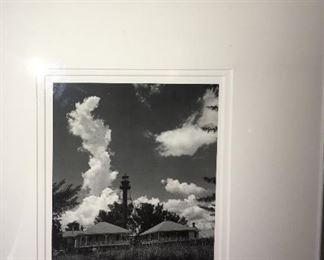 "Sanibel Light, Tall Stately Cloud," 1974 photograph by J. Charles McCullough (1920-2013, American); signed in ink on back