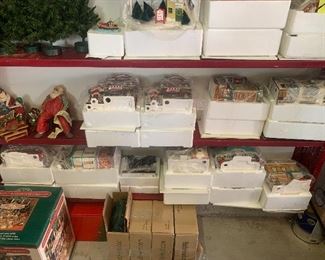 Hand painted Department 56 Original Snow Village, approximately 20 boxes. 