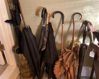 Vintage umbrellas