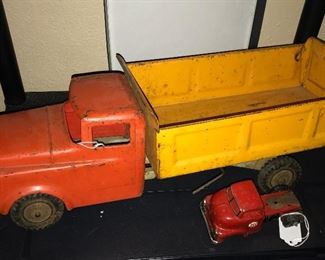 VINTAGE PRESSED STEEL TRUCKS