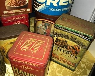 VINTAGE ADVERTISING TINS