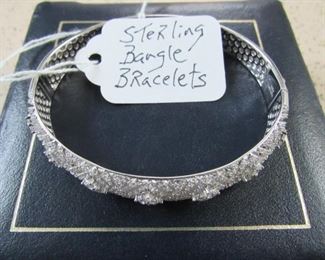 Sterling Bangle Bracelet