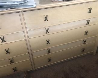 Paul Frankl Amazing MCM BEDROOM SET
double dresser, two nightstands and chest! Amazing condition, highly sought after...1st Dibs! MINT