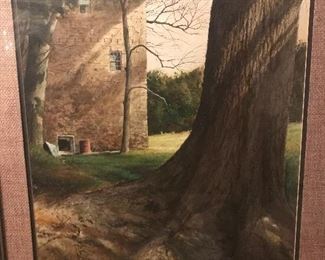 Amazing watercolor by Emmett Thames
Highly collectible