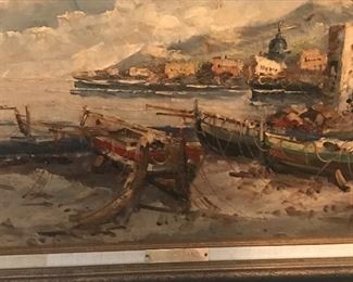 1950s oil on canvas