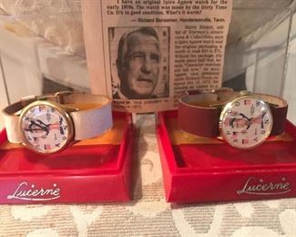 Crazy good find!
Vintage Spiro Agnew collector watches! Never seen these before!