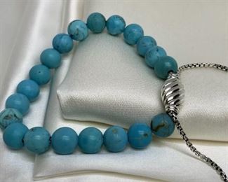 DAVID YURMAN Spiritual Beads Bracelet in 925 and Turquoise
Appraisal is $495