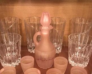 Vintage unused Venetian Limoncello set