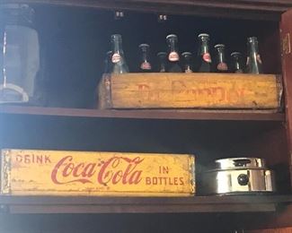 Very old Coke and Pepsi collections