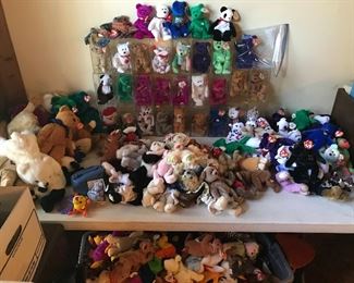 Beanies in cases! Some quite rare
