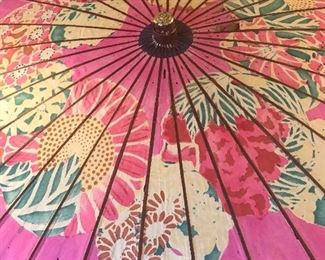 Vintage paper fan