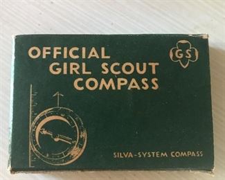 Lots of vintage Girl Scout items