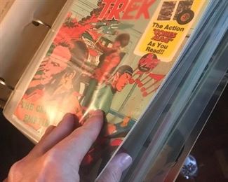 Dozens of MINT CONDITION STAR TREK comic books!