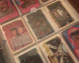Hundreds of STAR TREK trading cards.
