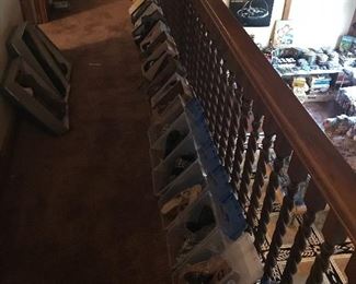 Hundreds of shoes!