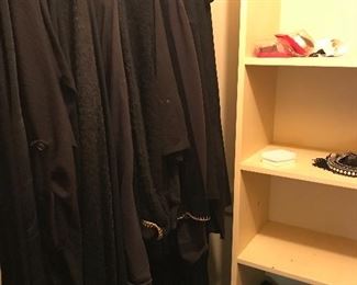 Black and grey collection of ladies designer clothing