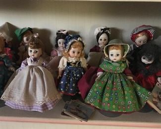 Vintage Madam Alexander dolls