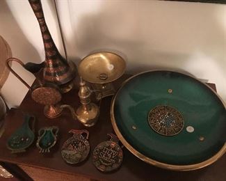 Vintage Judaical Brass pieces from Israel