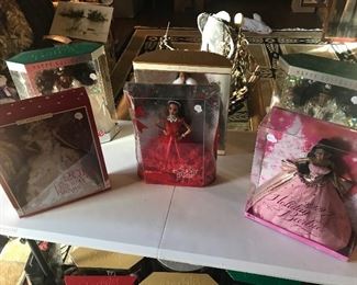 Collectors edition Barbies still in the box
