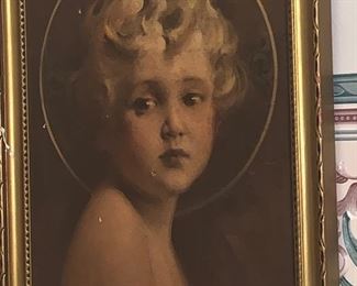 Adorable vintage print, cherubs and angels can be found in this sale.