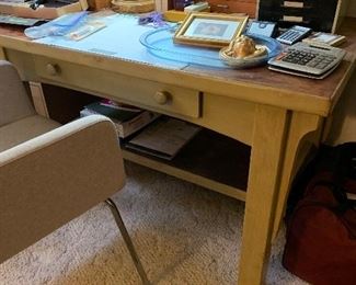 Nice vintage wood desk.