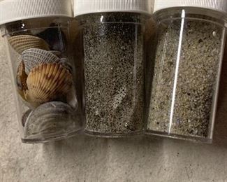 Believed to be sand & shells from Iwojima.
