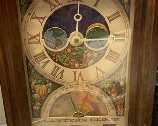 Vintage Planters Clock.