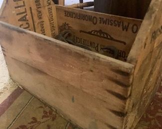 Rustic crate.
