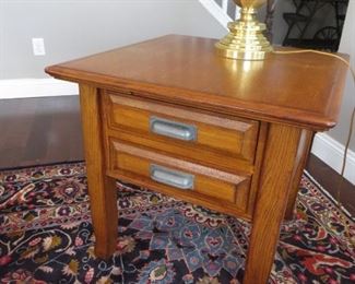 $95.00, Oak side table 26/26/26", VG condition